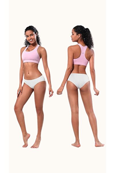 BUTİK1AVM Білі лазерні трусики для жінок - 9 штук, не залишають слідів