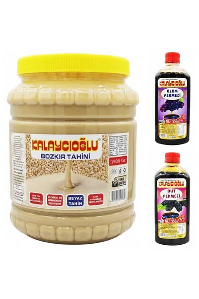 Kalaycıoğlu Bozkır White Tahini 1900Gr - Grape and Mulberry Molasses 950Gr