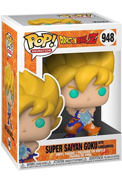 Funko Pop! Animasyon: DBZ S9- SS Goku Kamehameha Wave ile - Dragon Ball Z - Vinil Koleksiyon Figürü