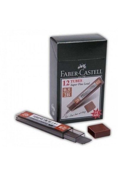 Faber Castell Faber-castell Super Fine Min Pen Nib Black 0.5 Mm 2b ×12 Pieces