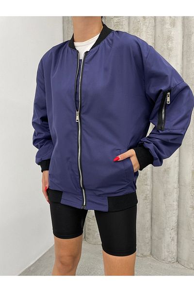 La Querta Übergroße Unisex-Bomberjacke