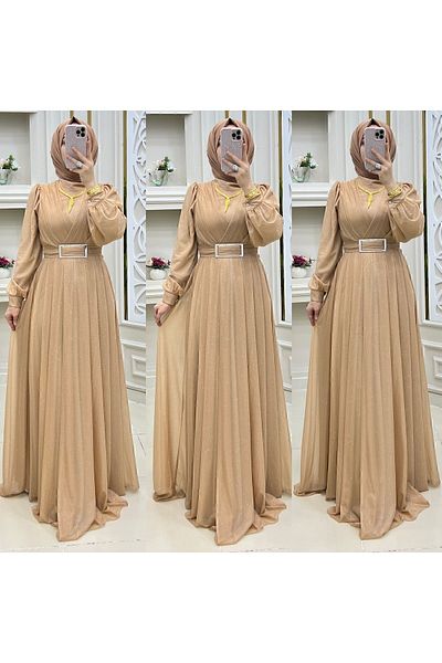 mihratesettür Hijab Evening Dress - Stylish and Comfortable Design