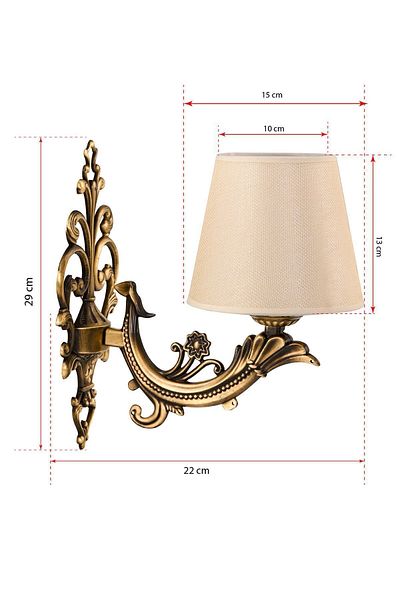 DEDE SINGLE SAVA APLIQUE WITH TOLD CREAM HAT