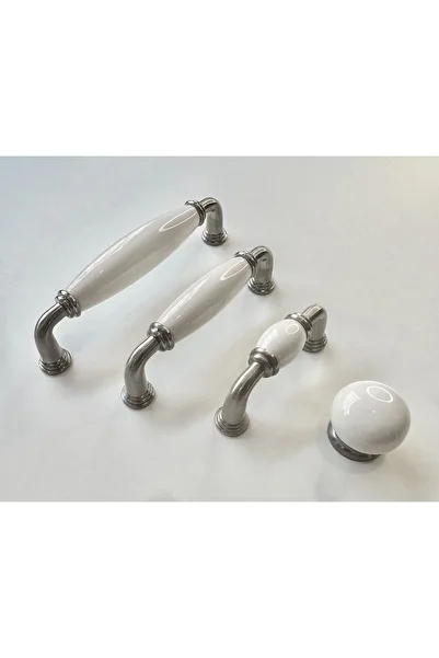 Karan Porselen Porcelain Furniture Drawer Cloakroom Kitchen Cabinet Handle