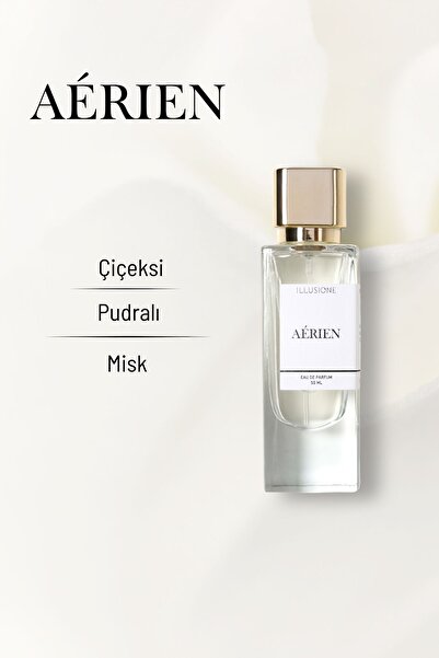 ILLUSIONE FRAGRANCE Aérien Edp Kadın Seyahat Boy Parfüm 10ml|çiçeksi-pudralı-misk|melek Otu, Sümbülteber, Amber, Vanilya