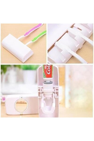 özkaya petshop Storcator automat de pasta de dinti si suport pentru periuta d...