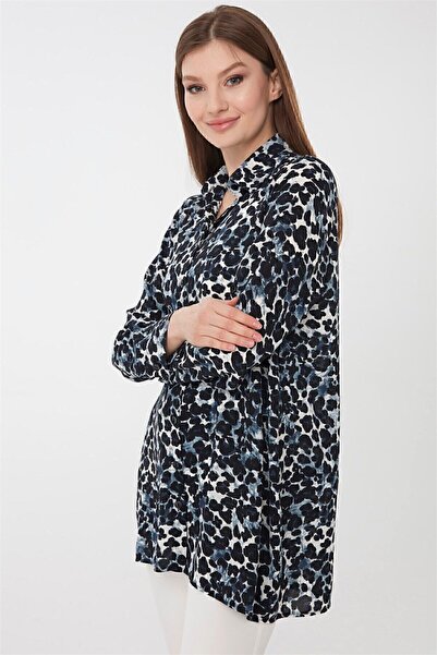 Desen Triko Жіноча сорочка з леопардовим принтом I?ndigo
