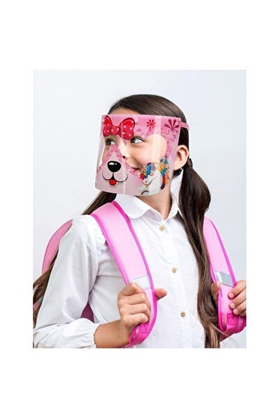 RASYONEL Kız Çocuk Pembe Desenli Siperlik Unicorn