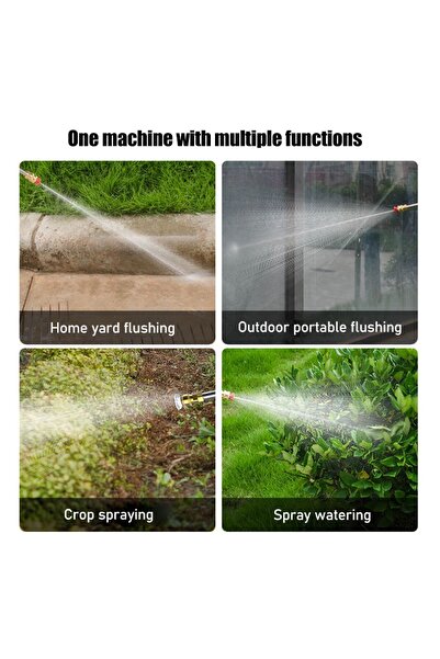 Genel Markalar Yüksek Basınçlı Ayarlanabilir Bahçe Sulama Püskürtme Tabancası Hızlı Araba Yıkama Hortum Memesi