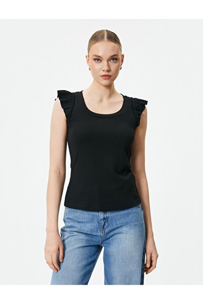 Koton Women's Collar Sleeves Athlete