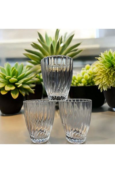 Paşabahçe 520113BouquetWater - Set of 3 Soft Drink Glasses
