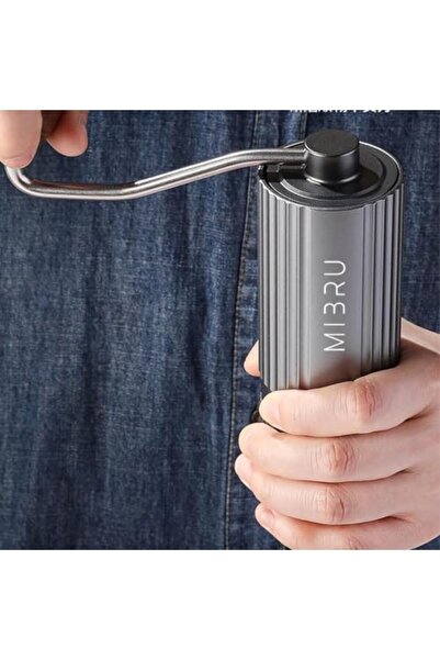 MIBRU Coffee manual grinder SS burr K7 From olive