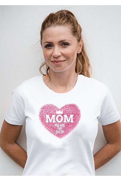 Hediyenza Cadou special Ziua Mamei Happy Mothers Day Mother Design Adult unisex Tricou alb