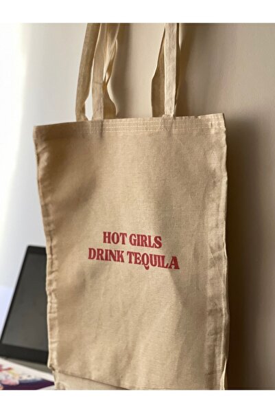 redame Hot Girls Drink Tequila Bez Çanta Tote Bag