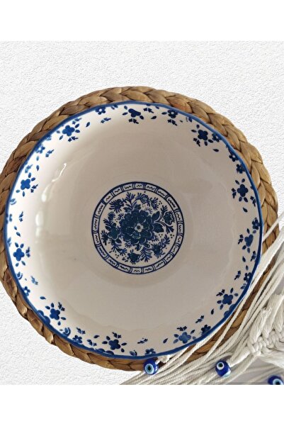 Home Seramik Salata Kase Çini Desen 25 Cm