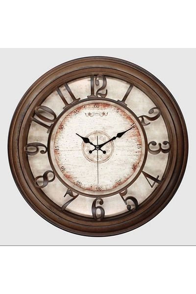 Galaxy 1965-X Embossed Numeral Wall Clock Fma100861