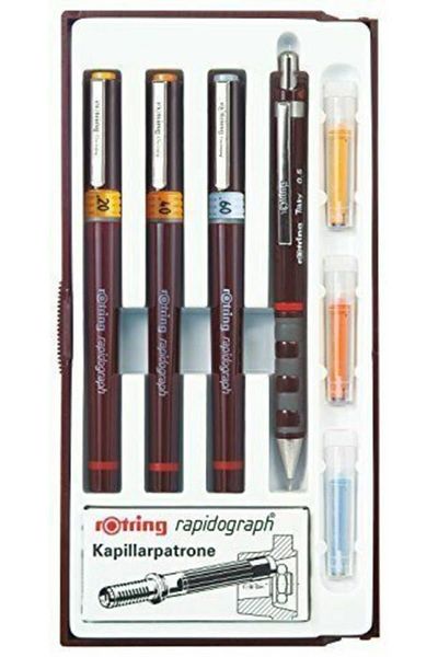 Rotring Rapido Pencil Junior Set 3+1 0.2-0.4-0.6 Mm S0699340