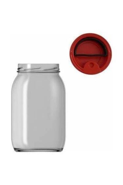 Hak Plastik غطاء وعاء مخلل زجاجي بلاستيك 100 مم 10 قطع