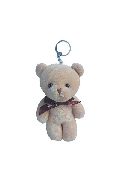 Dolly Peluş Ayıcık Anahtarlık Kahve Renkli