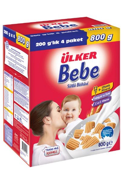 Ülker 800 g 4 Pieces Baby Milk Biscuits