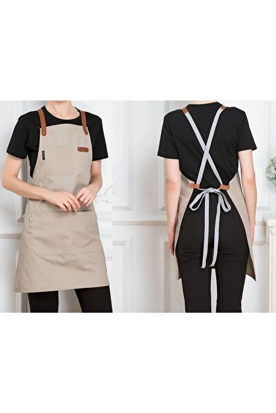 Genel Markalar Boyundan Askılı Çömlek Resim Sanat Önlüğü Master Chef Cafe Res...