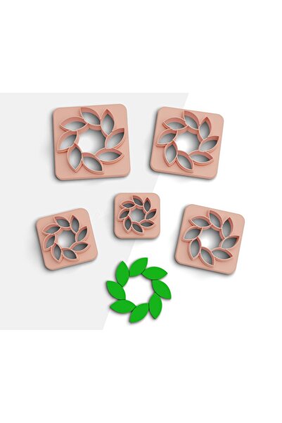 brocutters قالب قطع بوليمر كلاي 5 مقاسات من ديفني - أقراط وقوالب كوكيز، رقم: 557