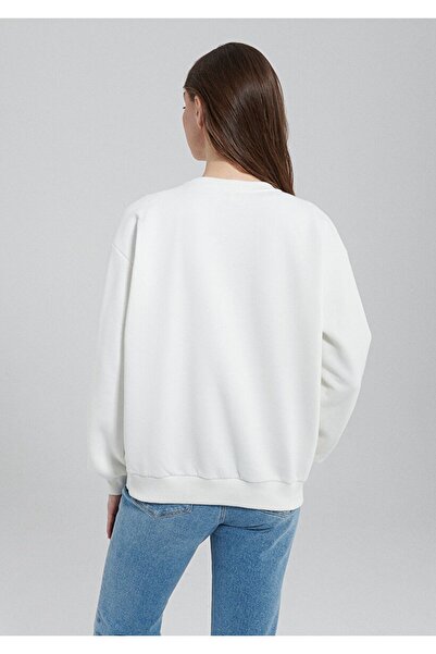 Mavi Women's White Sweat - M1611192-70057