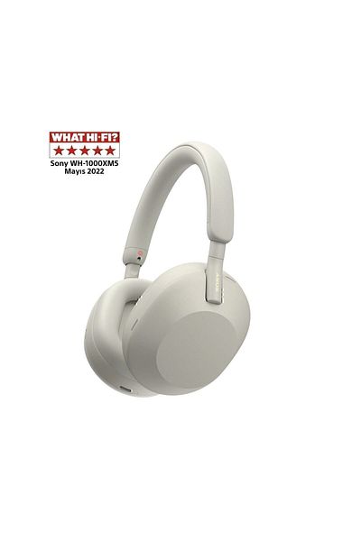 Sony Wh-1000xm5 Tamamen Kablosuz Gürültü Engelleme Özellikli Kulaklık-gümüş