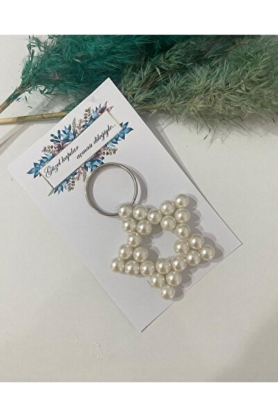 Personalized Pearl Star Keychain 10 Pieces Promise Engagement Henna Wedding Circumcision Birthday Mawlid