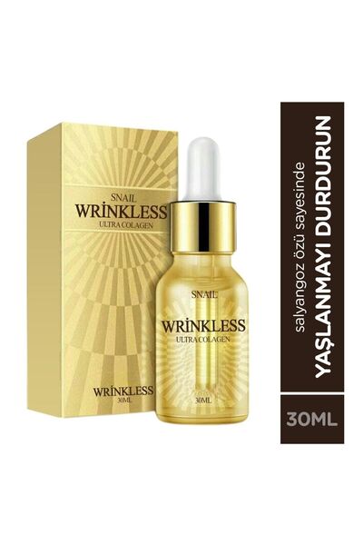 Wrınkless Snail Cream SNAİL WRINKLESS & ULTRA COLLAGEN FACİAL SERUM SALYONGOZ OZLU SERUM