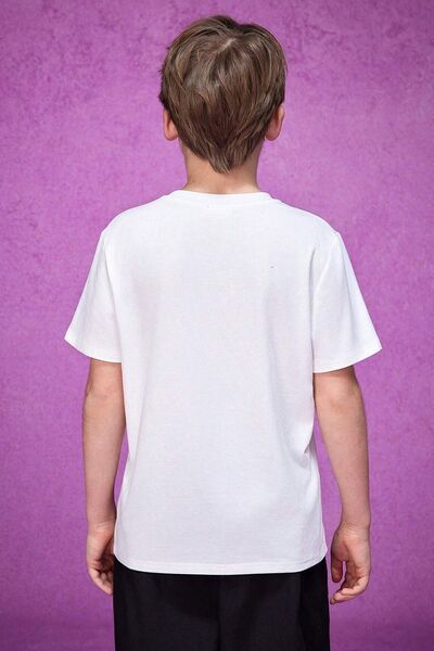 uyguntarz Παιδικό εμπριμέ βαμβακερό μπλουζάκι California