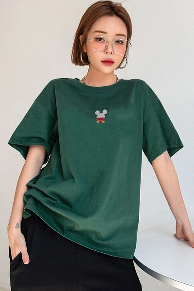 uyguntarz Unisex Mause Printed T-shirt