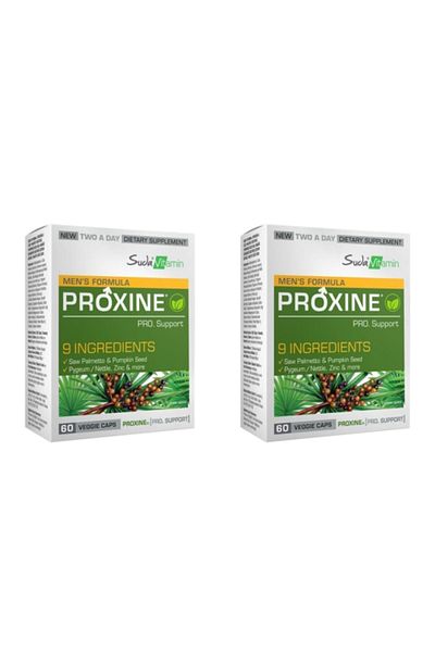 Suda Vitamin Proxine Men's Health Zinc+Selenium+Herbal Extracts Prostate Health&Energy 60 Capsules X2 Pieces
