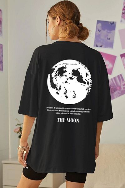 uyguntarz Μπλουζάκι Unisex The Moon Printed