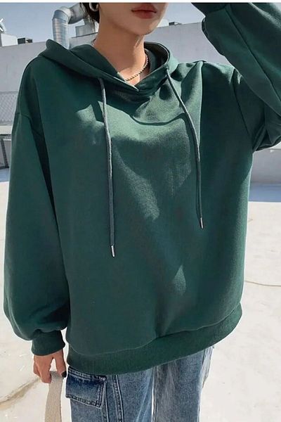 uyguntarz Unisex Do What Makes Happy You Φούτερ με στάμπα μεγάλου μεγέθους με κουκούλα