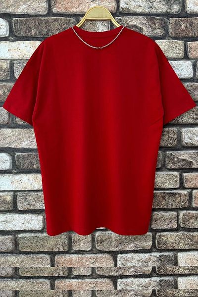 uyguntarz Belive in Yourself bedrucktes Oversize-T-Shirt für Herren