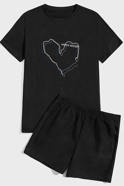 uyguntarz Σετ Unisex σορτς Holiday Print