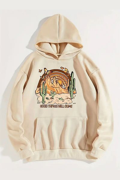 uyguntarz Unisex φούτερ με στάμπα Arizona
