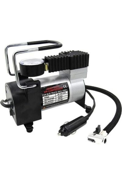 Carub Metal Lastik Hava Kompresörü 12 Volt 150 Psı Kompresör Bot Yatak Şişirm...