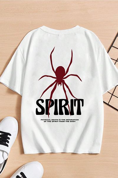 uyguntarz Tricou din bumbac imprimat Spirit pentru copii