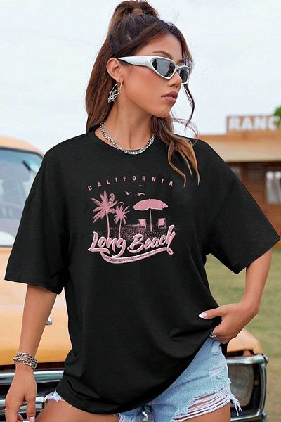 uyguntarz Μπλουζάκι Unisex Long Beach Design