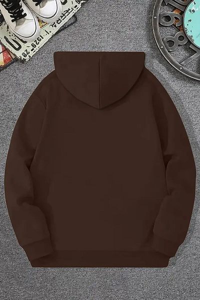 uyguntarz Florida Bedrucktes Sweatshirt in Übergröße