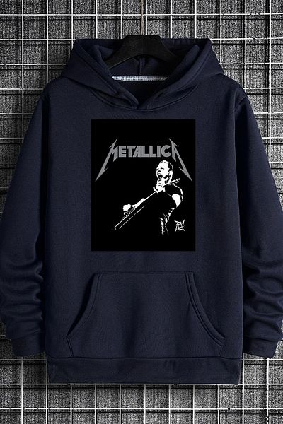 uyguntarz Унисекс суичър с принт Metalica