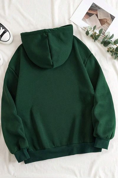 uyguntarz Unisex Oversize γιορτινή στάμπα φούτερ
