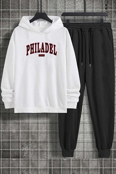 uyguntarz Σετ φόρμας Unisex Philadelphia printed