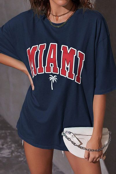 uyguntarz Μπλουζάκι Unisex Miami Printed Design