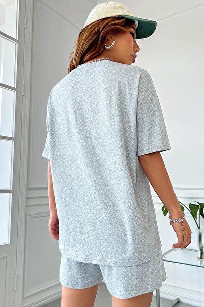 uyguntarz Unisex Cotton Combed Shorts Set