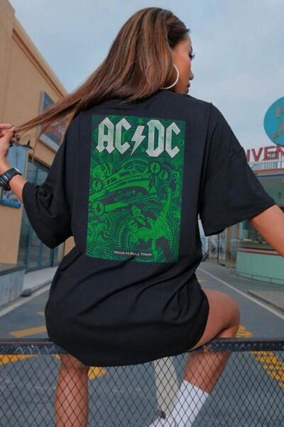 trendypassion Pánské tričko s potiskem Acdc Back