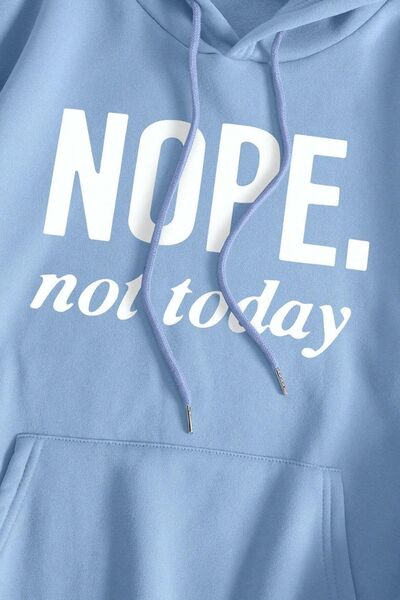 uyguntarz Hanorac unisex cu imprimeu Nope