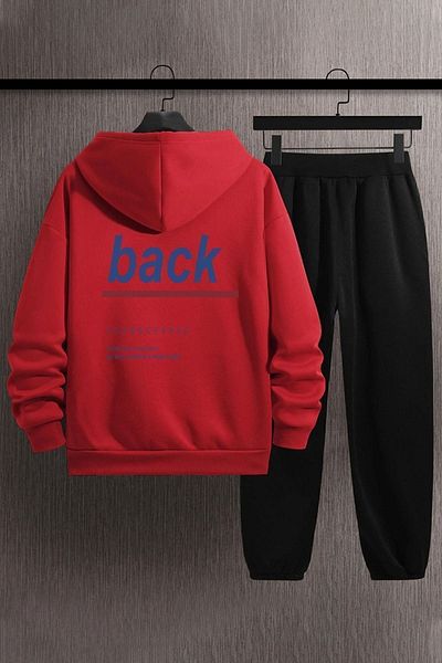 uyguntarz Σετ φόρμας Unisex πίσω με στάμπα